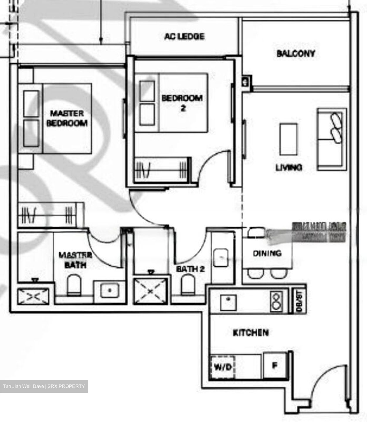 The Watergardens At Canberra (D27), Apartment #501912851